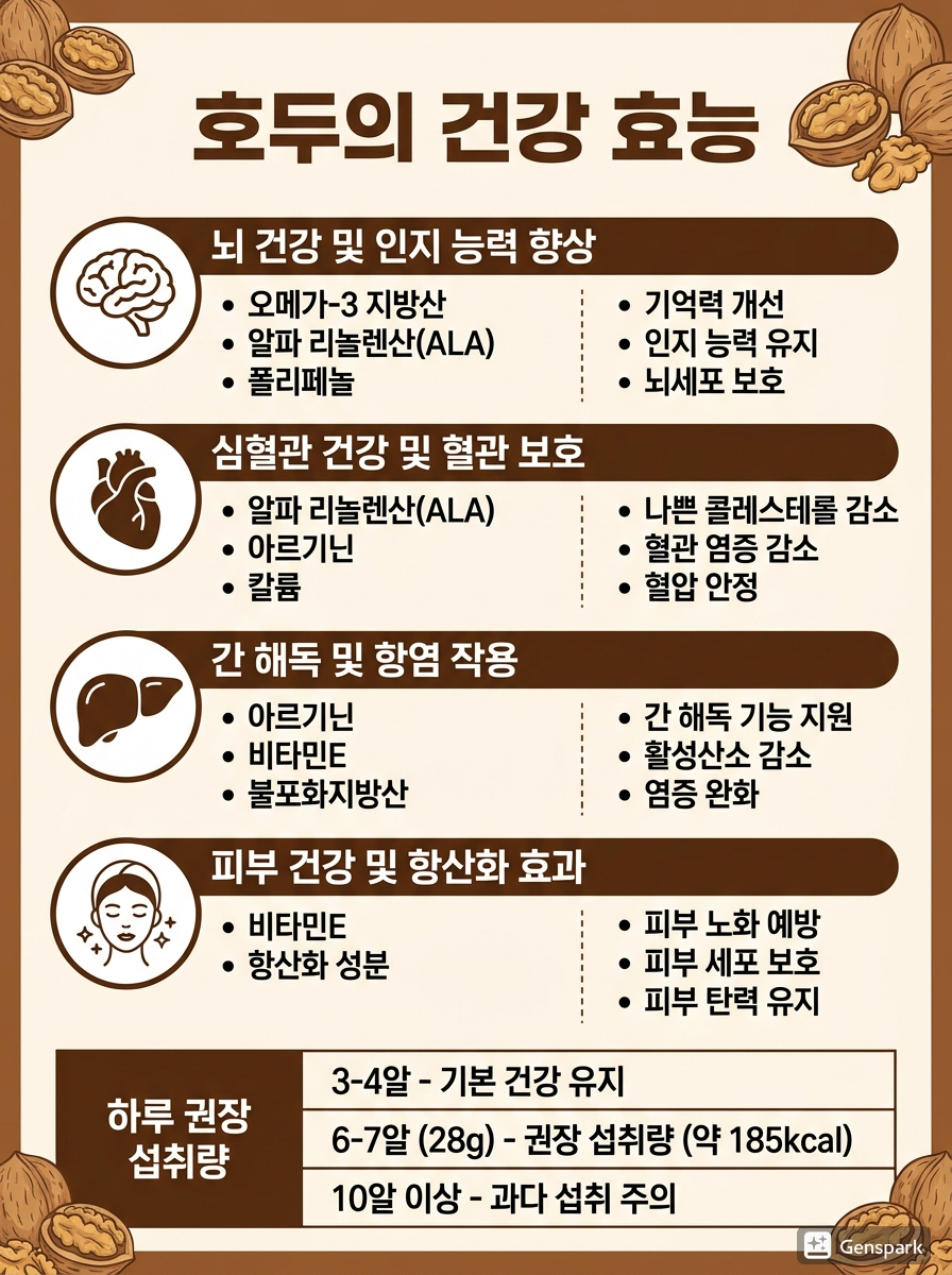 Korean language infographic poster about walnut he 1775715679070